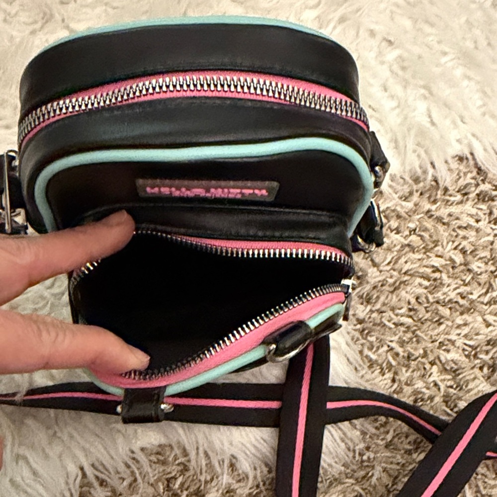 Hello Kitty Black Bag with Pink & Aqua Accents - Picture 6 of 7